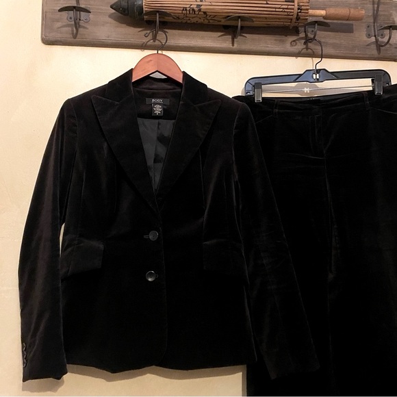 🪶Rare Velvet VICTORIA’S SECRET Sexy Christy-Fit Brown Pant Suit-8 - Picture 6 of 16